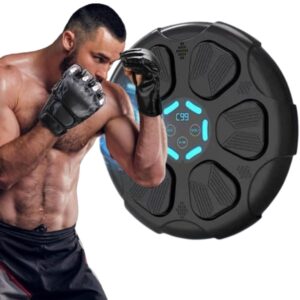 Lufjika Music Boxing Machine, Boxing Wall Mount Machine for Kids Adult, Bluetooth Smart Boxing Traineing Machine with Boxing Gloves, Boxing Workout Equipment Target for Home, Office, Gym (A1)