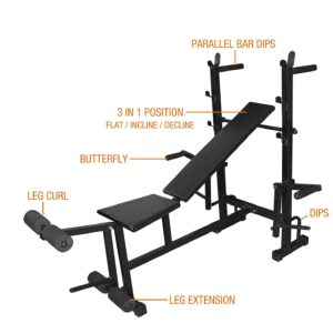 Protoner FLTBNCH Weight Training Fitness Bench